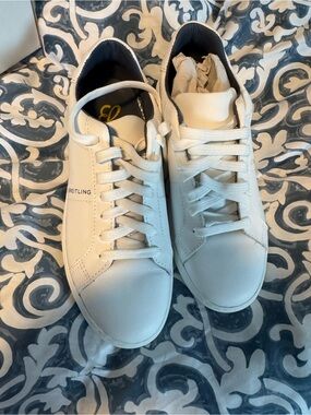 Breitling Cream and White Women's Sneakers
